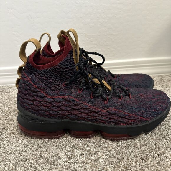 Nike LeBron XV 15 Men\'s Size 13 New Heights Basketball Shoes 897648-300 GUC main image 4